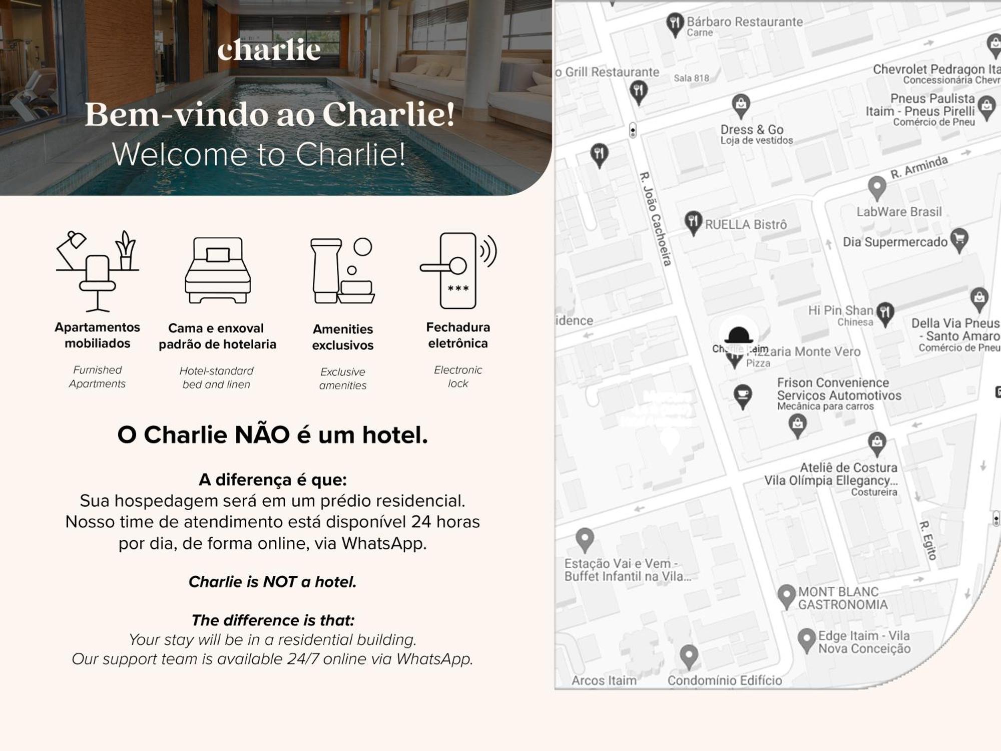 Charlie Itaim Lägenhet São Paulo Exteriör bild